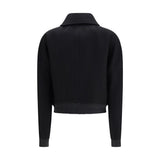 Ami Paris Black Wool Oves Aries Bomber