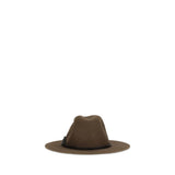 Brunello Cucinelli Brown Eco Fabric Fedora