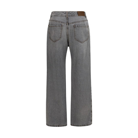 Brunello Cucinelli Gray Cotton Jeans Denim