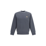 Maison Kitsuné Gray Organic Cotton Sweatshirt