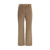 Brunello Cucinelli Brown Cotton Casual Pants