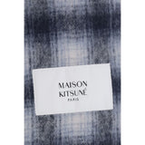 Maison Kitsuné Gray Alpaca Vicugna Pacos Scarf