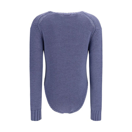 Forte_Forte Purple Wool Oves Aries Bodysuit