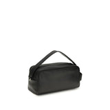 Prada Black Calf Leather Bos Taurus Shoulder Bag