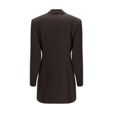 Saint Laurent Brown Wool Oves Aries Full-Length Jacket