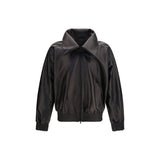 Balenciaga Black Lamb Ovis Aries Leather Jacket