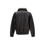 Balenciaga Black Lamb Ovis Aries Leather Jacket