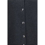 Brunello Cucinelli Gray Cotton Bomber