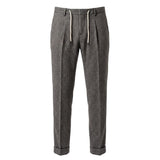 Roberto Pepe Luxury Black Rayon Men Pant