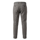 Roberto Pepe Luxury Black Rayon Men Pant