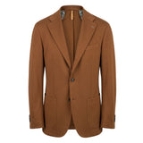 Roberto Pepe Luxury Brown Viscose Men Jacket