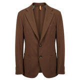 Roberto Pepe Luxury Brown Viscose Men Jacket