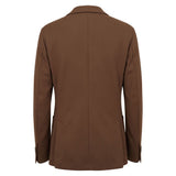 Roberto Pepe Luxury Brown Viscose Men Jacket