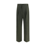 Laneus Bicolor Wool Oves Aries Casual Pants
