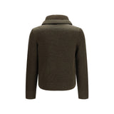 Moncler Grenoble Brown Wool Oves Aries Sweatshirt