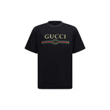 Gucci Black Cotton T-Shirt