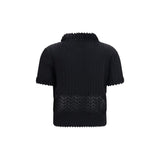 Alexander McQueen Black Viscose T-Shirt