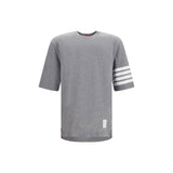Thom Browne Gray Cotton T-Shirt