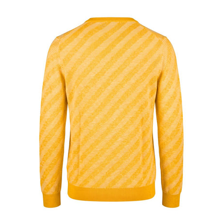 Malo Orange Linen Men Sweater