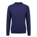 Malo Blue Cotton Men Sweater