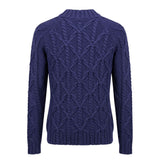 Malo Blue Cotton Men Sweater