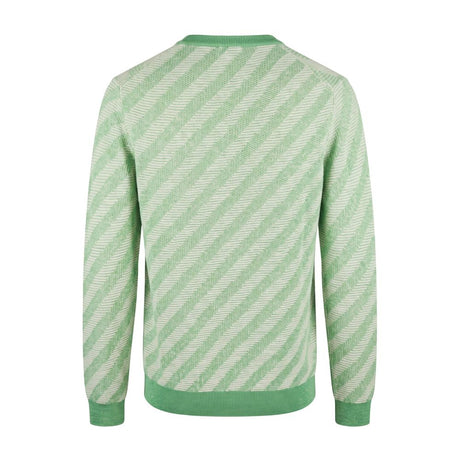 Malo Green Linen Men Sweater