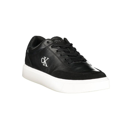 Calvin Klein Black Polyurethane Men's Sneaker