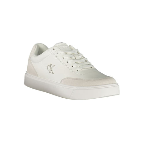 Calvin Klein White Polyurethane Men's Sneaker