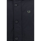 Fred Perry Black Recycled Polyamide Parka