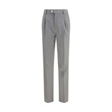 Brunello Cucinelli Gray Wool Oves Aries Dress Pants