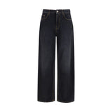 Palm Angels Black Cotton Jeans Denim