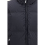 Palm Angels Black Polyamide Full-Length Jacket