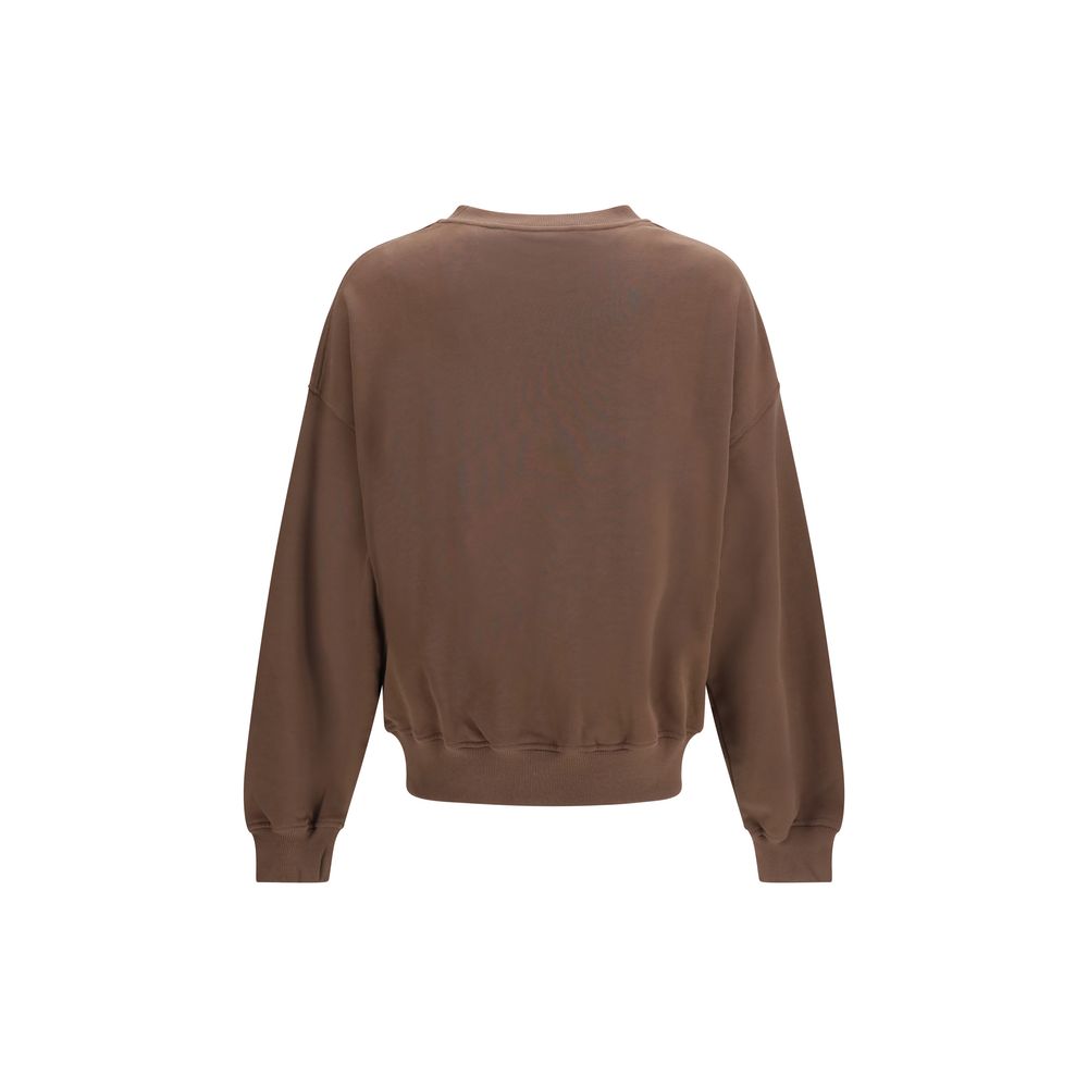 Palm Angels Brown Cotton Sweatshirt