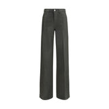 L'Agence Bicolor Cotton Flared Jeans