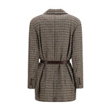 Brunello Cucinelli Beige Wool Oves Aries Blazer