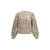 Brunello Cucinelli Beige Mohair Sweatshirt