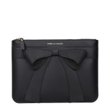 Comme Des Garçons Black Leather Clutch Bag