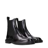 Jil Sander Black Leather Ankle Boots