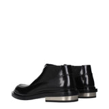 Jil Sander Black Leather Ankle Boots