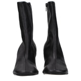 Dries Van Noten Black Leather Ankle Boots