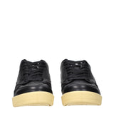 Jil Sander Black Leather Low Top Sneakers