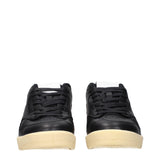 Jil Sander Black Leather Low Top Sneakers