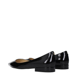Jimmy Choo Black Leather Flats