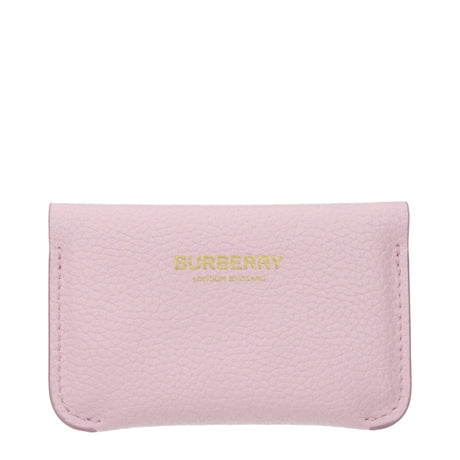 Burberry Pink Leather Cardholder
