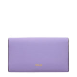 Versace Purple Leather Clutch Bag