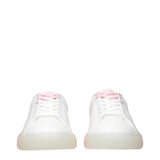 Versace White Leather Low Top Sneakers