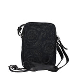 Versace Black Fabric Crossbody Bag