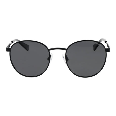 Polaroid Black Stainless Steel Sunglasses