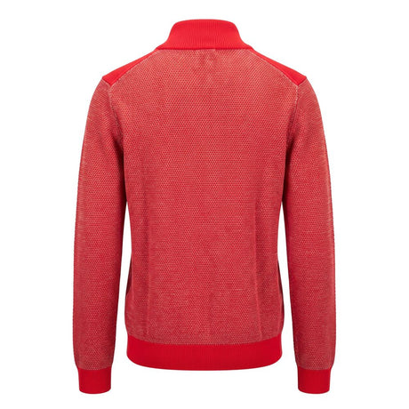Malo Red Cotton Men Sweater