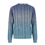 Malo Blue Wool Men's Sweater